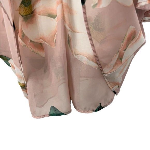 Show Me Your MuMu Blush Floral Off-Shoulder Romper - Picture 9 of 14